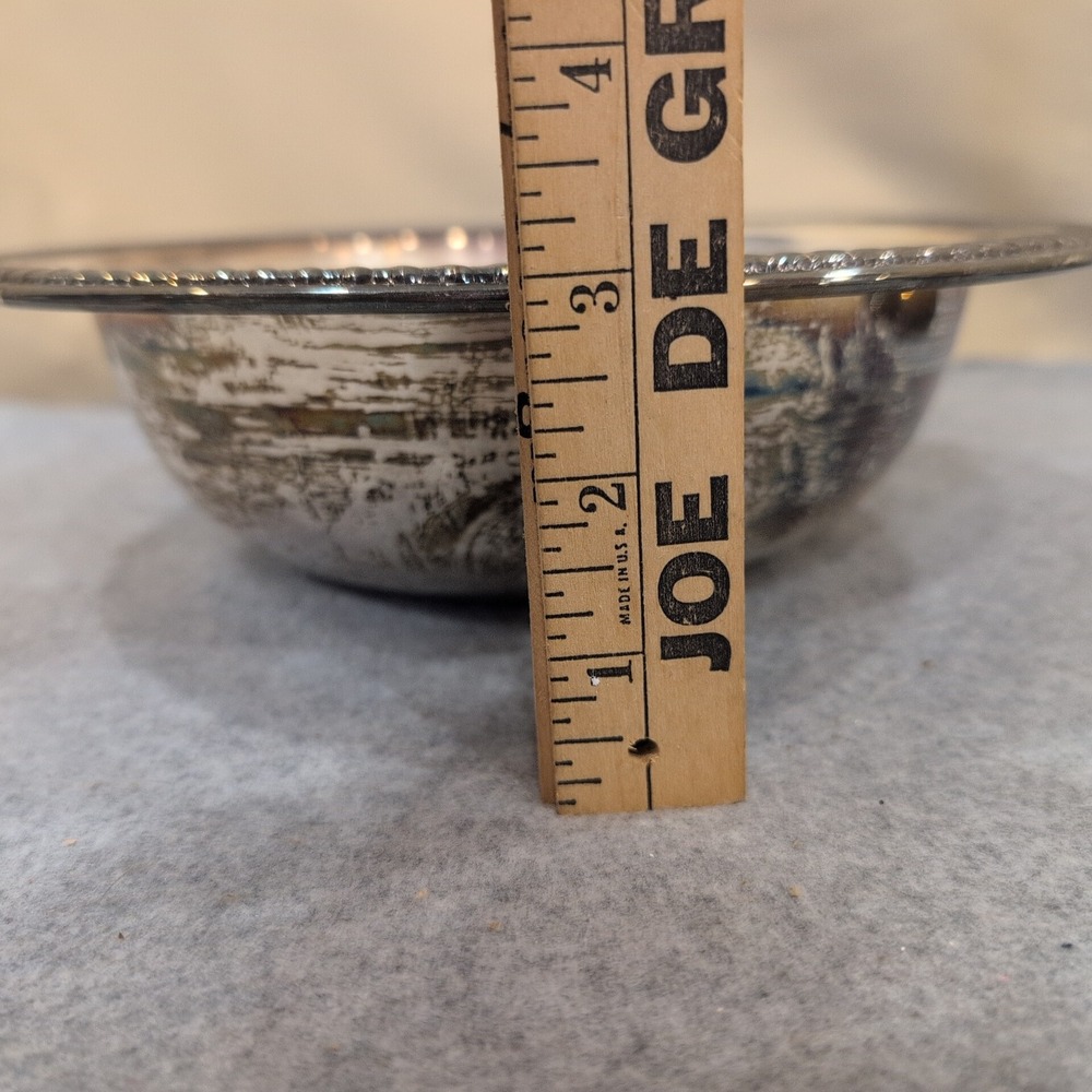 Vintage Silver Plated FB Rogers Bowl w/ Pyrex Casserole Dish w/ Lid - Picture 13 of 13
